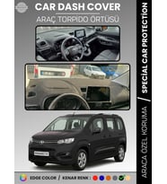 TOYOTA PROACE CITY (2019-2024) Torpido Örtüsü Panel Halısı Torpido Koruma Tam Uyum UV Koruma Kaymaz