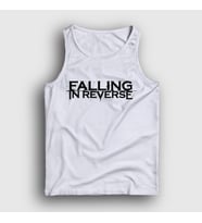 Presmono Unisex Beyaz Logo Müzik Falling In Reverse Atlet 503339tt (Beyaz)