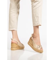Suins Twine Model Kadın Taşlı Platform Sandalet