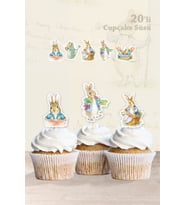 Peter Rabbit Tavşan Temalı Cupcake Süsü 20'li