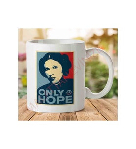 Only Hope Princess Leia Star Wars Iki Tarafı Baskılı Kupa Bardak