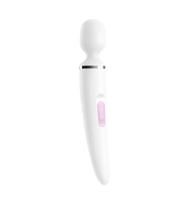 Büyük Boy Güçlü Masaj Aleti Satisfyer Wand-er Women White Vibratör