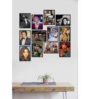 Yeşilçam Vintage 12 Parça Mdf Tablo