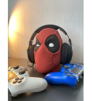 Deadpool Kafası Şeklinde Kulak Üstü Kulaklık Standı