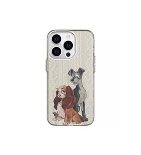 Iphone 15 Pro Uyumlu Aşık Köpekler Tasarimli Lüks Silikon Kilif (Çok Renkli)
