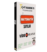 Tasarı DGS-ALES TYT Matematik Sayılar Video Ders Notları