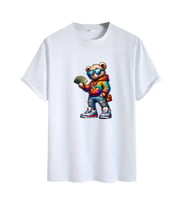 Animasyon Görselli  Unisex (Tshirt) Tişört (Beyaz)