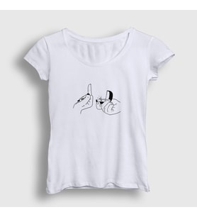 Presmono Kadın Beyaz Propose Valentine's Day Sevgililer Günü T-Shirt 285268tt (Beyaz)