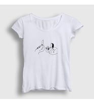 Presmono Kadın Beyaz Propose Valentine's Day Sevgililer Günü T-Shirt 285268tt (Beyaz)