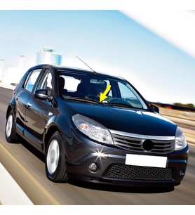 Dacia Sandero 2008-2012 Ön Cam Sağ Yolcu Tarafı Silecek Kolu (Siyah)