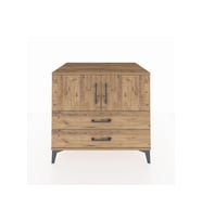 Kronos Şifonyer 2 Raflı 2 Çekmeceli 2 Kapaklı 88x59x80 Çam-Çam