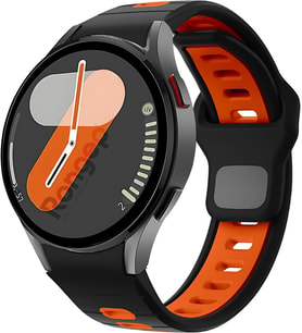 Samsung ile Uyumlu Çift Renkli Pin-and-Tuck 20mm Kordon Galaxy Watch 7/6/5/4 Serisi için Galaxy Watch 7 Kordon (40mm/44mm) Watch 6/4 Classic (47/43/42mm) Watch 5 Pro Uyumlu