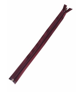 Angel Çanta Aksesuar Koyu Bordo Renk 40 Cm Plastik Diş Fermuar Fd14
