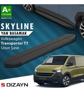 VW Transporter T7 Skyline Siyah Yan Basamak 263 Cm 2024 Üzeri A+ Kalite