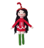 Yılbaşı Kızı Amigurumi Organik Oyuncak