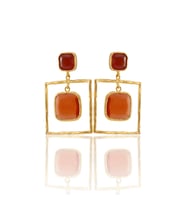 Kadir Jewellery 22 Ayar Altın Kaplama Kadın Sallantılı Küpe -El İşçiliği Ve Hipoalerjenik Küpe