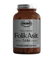 Ersağ Folik Asit 60 Kapsül