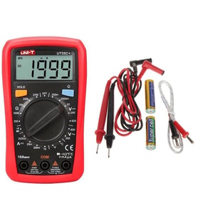 Unı-t Ut 33C+ Dijital Multimete Ac/Dc 600v Dc 10a °C UT33C+