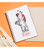 Sevgili Çift Tasarımlı Defter