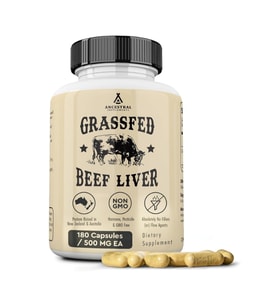 Ancestral Supplements Grass Fed Beef Liver 180 Capsul.(Ösg Özel Sporcu Gıdaları).65.