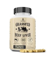 Ancestral Supplements Grass Fed Beef Liver 180 Capsul.(Ösg Özel Sporcu Gıdaları).65.
