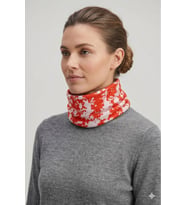 Kırmızı Dijital Desenli Çok Amaçlı Esnek Bandana & Boyunluk – Unisex