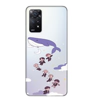 Redmi Note 12 Pro 4G Uyumlu Sevimli BTS Karakterler Tasarımlı Şeffaf Telefon Kılıfı