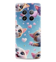 12 4G Kılıf Boutique Baskılı Resimli Kalp ve Kedi Pcode -035