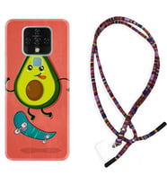 Tecno Camon 16 18P Pova Kılıf Boyun Asklı Rasta Silikon Avokado Skate 1741