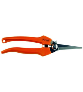 Altuna 1261 180mm INOX Düz Bıçak İnce Üzüm Hasat Makası