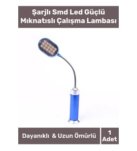 Özel Seri Pilli Yüksek Kaliteli 2 Modlu Mıknatıslı Gün Işığı Beyaz Mıknatıslı Pilli Lamba