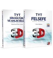 TYT 3D Felsefe ve Din Kültürü ve Ahlak Bilgisi Soru Bankası 3D Yayınları