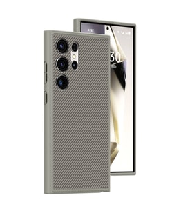 Lexroo Galaxy S24 Ultra Kılıf M-safe Şarj Özellikli Karbon Fiber Görünümlü T-Karbon Kılıf
