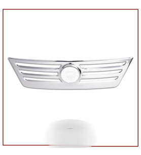 Volkswagen Caddy Uyumlu Ön Panjur 2004-2009 Paslanmaz Çelik Parça