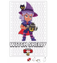 Brawl Stars Wıtch Shelly Puzzle 240 Parça Yapboz