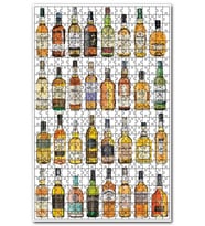 Cakapuzzle Gurme Arpa Suları Beyaz Zemin Puzzle Yapboz MDF (Ahşap) (120 Parça)