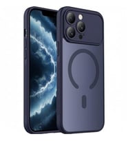 Coverzone ?phone 17 ile Uyumlu Kamera Lens Korumal? Magsafe Destekli Kablosuz ?arj �zellikli Saydam Telefon K?l?f? AR