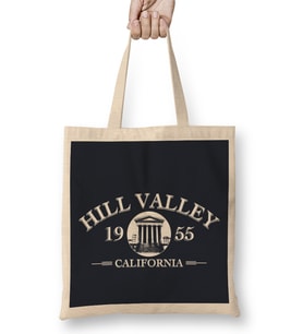 Back To The Future Hill Valley High School Bez Çanta Uzun Saplı