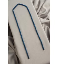 Hematit Doğal Taş Mat Mavi Küp Kesim 3x3mm Dizi [AA]