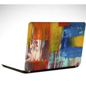 Soyu Mavi Turuncu Laptop Sticker 14 inch (35X26CM)