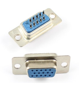 15 Pin Dişi D-Sub Konnektör (Vga Dişi Konnektör)