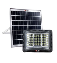 DLS 400W Güneş Enerjili Solar LED Projektör Harici Solar Panelli, 5 Metre Kablolu 502-400 (Beyaz)
