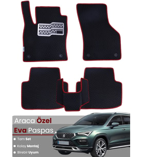 SEAT ATECA (2020-2025) Uyumlu EVA Paspas Tam Set–Oto Paspas,Araca Özel,Kolay Montaj