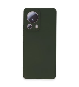 Xiaomi Mi 13 Lite Kılıf Nano İçi Kadife Silikon - Koyu Yeşil