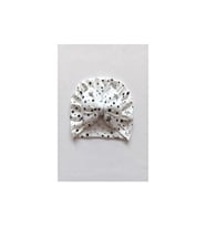 Diamondstar Kurdelalı Bebek Bone Bandana (Beyaz)