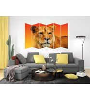 GEOMETRİK ASLAN MDF TABLO-2927 MODEL-B