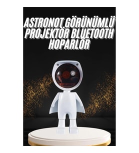 Mey İthalat® 180 Derece Dönebilen Astronot Masa ve Gece Lambası Projektör