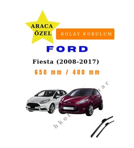 Ford Fiesta (2008-2017) Araca ÖZel Sİlecek Ön İki