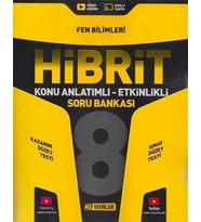 Hız Yayınları 8. Sınıf Fen Bilimleri Konu Anlatımlı Etkinlikli Hibrit Soru Bankası