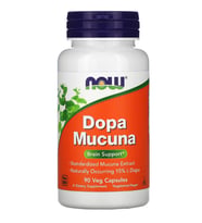 Now Foods, Dopa Mucuna, 90 Veg Capsul. Abd Menşei.32.